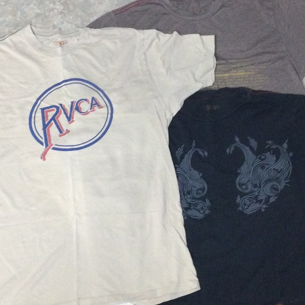RVCA 3 shirts